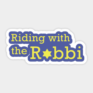 Riding with the Rabbi Sticker